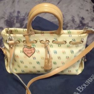 DOONEY & BOURKE RAINBOW MONOGRAM HANDBAG